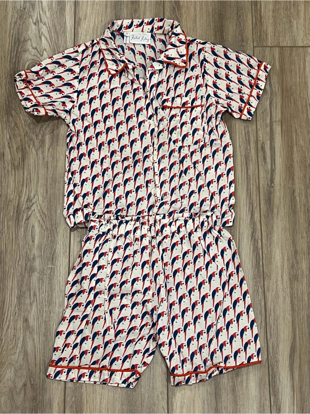 Rachel Riley British Heritage Parrot Short Pyjama Set